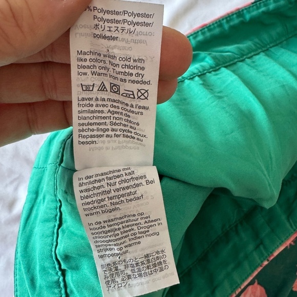 J. Crew Mercantile Women's Floral Print Pencil Skirt Green/Pink Size 14 Lined - Picture 6 of 12